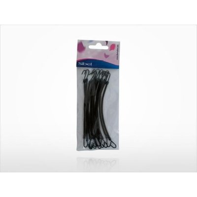 Gumičky do vlasů s háčkem Sibel 4432529 - 12 ks – Zboží Mobilmania