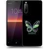 Pouzdro a kryt na mobilní telefon Sony Picasee silikonové Sony Xperia 10 II - Diamanty Blue černé