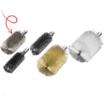LESSMANN Kartáč na trubky, D22x100, W3/8, rovný nerezový drát 0,2mm, Lessmann 502.422 – Hledejceny.cz