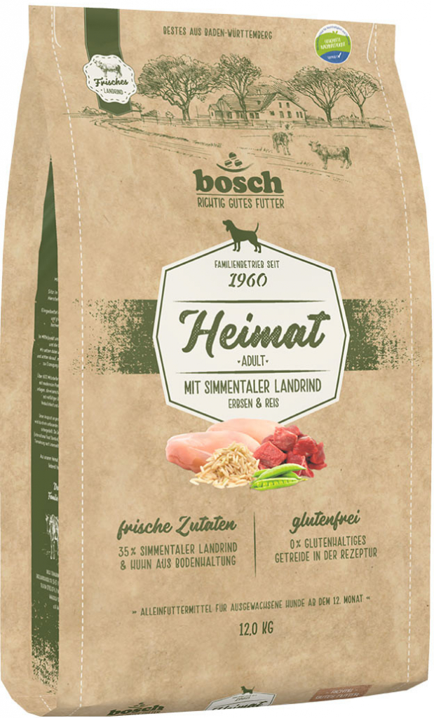 Bosch Heimat Adult maso simentálského skotu 12 kg