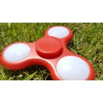 Svítící fidget spinner růžový – Zboží Dáma