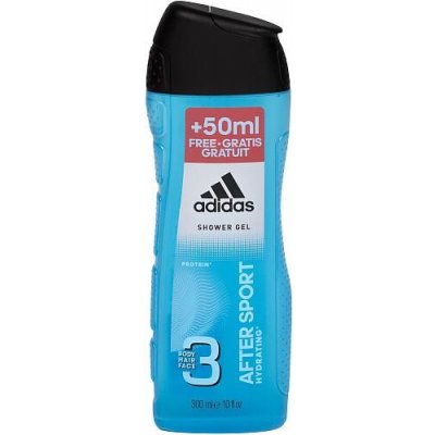 Adidas 3 Active After Sport Men sprchový gel 300 ml
