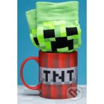Paladone Dárková sada Minecraft Hrnek TNT a ponožky Creeper 315 ml – Zboží Dáma