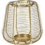 Home Styling Collection Zlatá lucerna na svíčku, kov, O 17,5 cm zlatá – Hledejceny.cz