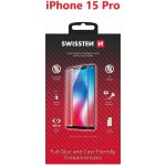 Swissten 3D Full Glue pro Apple iPhone 15 Pro černé 54501841 – Zboží Živě