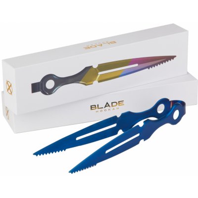 Hookah Kleště na uhlíky Blade Blue – Zboží Mobilmania