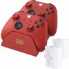 Dokovací stanice pro gamepady a konzole VENOM VS2879 Xbox Series S/X & One Red Twin Docking Station + 2 baterie