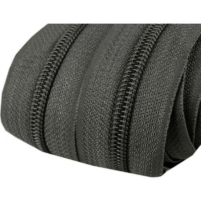 Zip spirálový 5 mm metráž pro jezdce typu POL 312 šedá tmavá – Hledejceny.cz