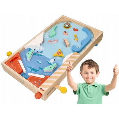 Hra Pinball Adam Toys dřevěný – Zboží Mobilmania