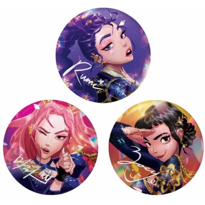 Pyramid International KPop Demon Hunters Pin-Back Buttons 3-Pack – Hledejceny.cz