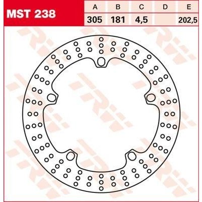 ROTOR TRW MST238 MST238 | Zboží Auto