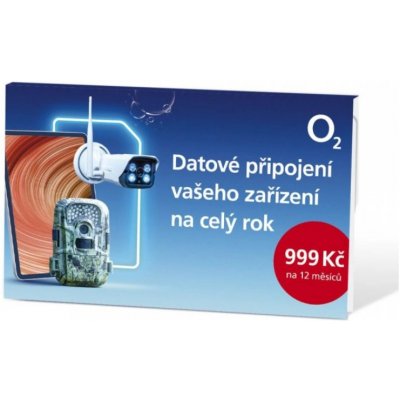 Předplacená datová SIM karta O2 na rok, tarif Předplacený mobilní internet s 50 GB – Hledejceny.cz