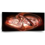 Sablio Obraz Červená abstrakce - 110x50 cm – Hledejceny.cz