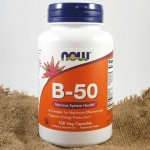 NOW Foods Vitamin B-50 Complex 100 rostlinných kapslí – Hledejceny.cz