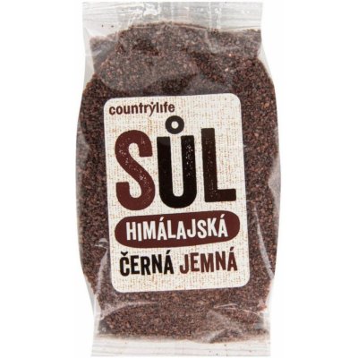 Country life Sůl himálajská černá jemná 250 g – Zboží Mobilmania