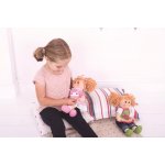 Bigjigs Toys Modré pruhované šaty pro panenku 28 cm BJD505 – Zbozi.Blesk.cz