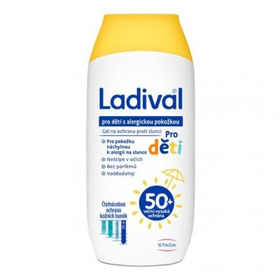 Ladival Allergy gel na opalování pro děti SPF50+ 200 ml – Sleviste.cz
