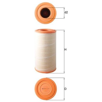 Vzduchový filtr MAHLE LX 619/1 – Hledejceny.cz