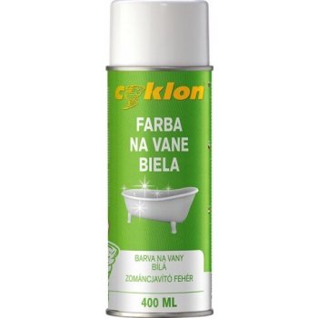 Cyklon Vrchní barva na vany keramická bílá sprej 400ml