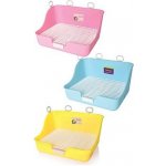Hafani Toaleta pro králíky a fretky s roštem 28 x 21 x 16 cm – Zboží Mobilmania