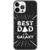 Pouzdro a kryt na mobilní telefon Apple AppleMix STAR WARS Apple iPhone 12 / 12 Pro Best Dad In The Galaxy gumové