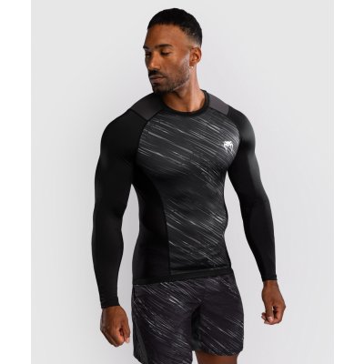 Venum RAPID LONG SLEEVE RASHGUARD Kompresní triko černá – Zbozi.Blesk.cz