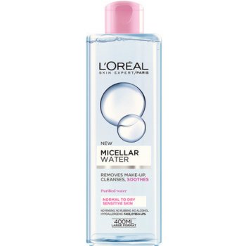 L'Oréal Micellar Water micelární voda pro normální až suchou, citlivou pleť 400 ml