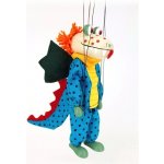 Mašek umělecká výroba loutka drak 20 cm – Zboží Dáma
