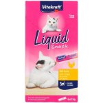 Vitakraft Cat Liquid snack s kuřetem a taurin 6 x 15 g – Hledejceny.cz