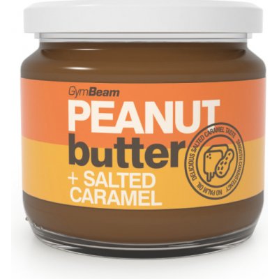 GymBeam Arašídové máslo se slaným karamelem 340 g – Zbozi.Blesk.cz