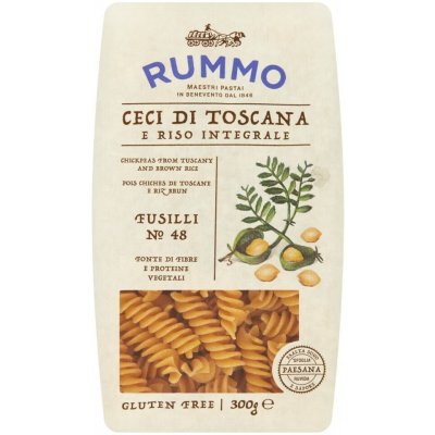 Rummo Fusilli Cizrna a celozrnná rýže 300 g – Hledejceny.cz