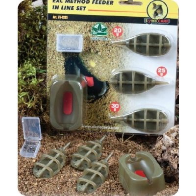 Extra Carp Method Feeder Set 20,30,40g + formička – Zbozi.Blesk.cz