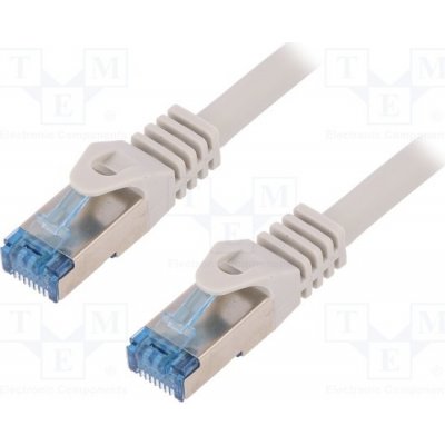 Logilink CQ3042S Patch, S/FTP, 6a, licna, Cu, LSZH, 1,5m, šedý – Zboží Živě