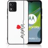 Pouzdro a kryt na mobilní telefon Motorola PROTEMIO MY ART Ochranný kryt pro Motorola Moto E13 MAMA (200) 77660