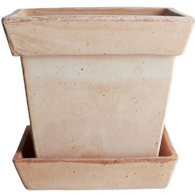 Květináč s podmiskou Gaia Square Rosa 25 cm Bergs Potter – Hledejceny.cz