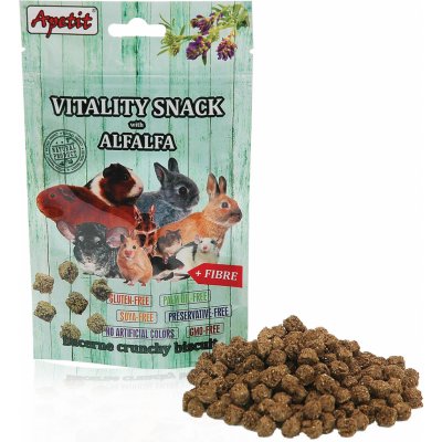 Apetit vitality Snack alfalfa 80 g – Zboží Mobilmania