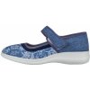 Dámské baleríny Medi Line Shoes polobotky 4301 modrá