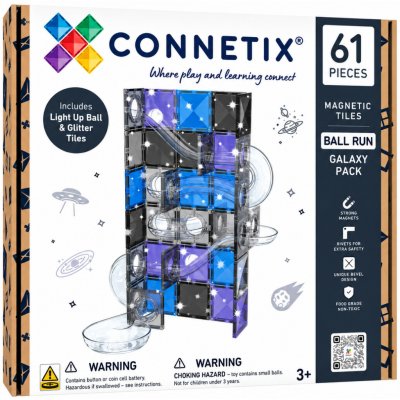 Connetix kuličková dráha Galaxy Pack 61 ks – Zboží Živě