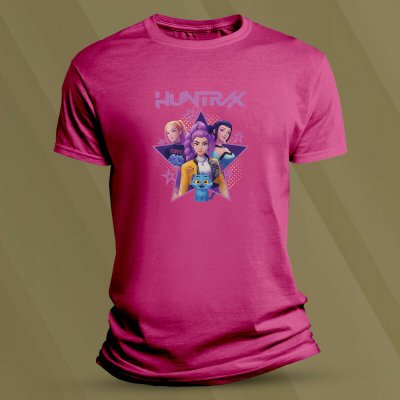 Sandratex Dětské tričko s potiskem Huntrix Fuchsia – Hledejceny.cz