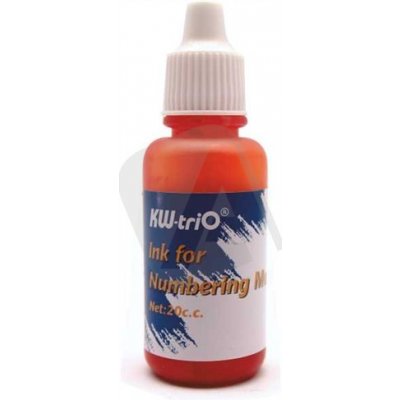 Shiny Razítková barva pro paginovací razítka červená 20 ml – Sleviste.cz