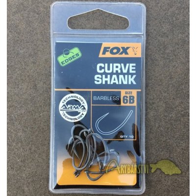 FOX Edges Armapoint Curve Shank Barbless Vel.8B 10ks – Hledejceny.cz