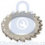 Podložka vějířová, DIN 6797A, forma A s vnějším ozubením, nerez A2 4,3, balení 1000 ks – Hledejceny.cz