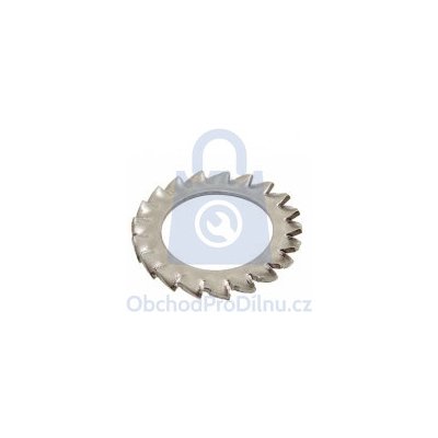 Podložka vějířová, DIN 6797A, forma A s vnějším ozubením, nerez A2 4,3, balení 1000 ks – Hledejceny.cz