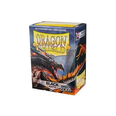 Dragon Shield NON-GLARE Matte Black obaly 100 ks