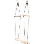 2Kids Toys Dřevěná houpačka SKATEBOARD hnědá – Zboží Dáma