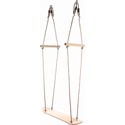 2Kids Toys Dřevěná houpačka SKATEBOARD hnědá – Zboží Dáma