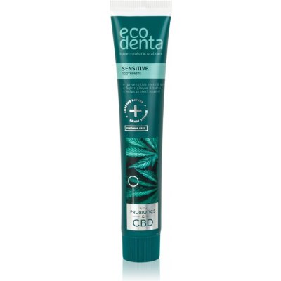 Ecodenta pro citlivé zuby s CBD a probiotiky 75 ml – Hledejceny.cz
