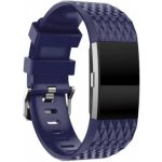 BStrap Silicone Diamond Small řemínek na Fitbit Charge 2, blue SFI002C17 – Zboží Mobilmania