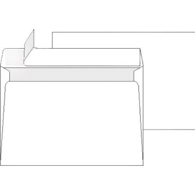 OFFICEO Obálky C4 samolepicí - krycí páska bílé 25 ks – Sleviste.cz