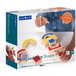 Guidecraft Navlékání tvarů dřevěné velké kostky – Sleviste.cz